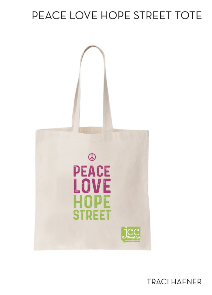 JCC Peace, Love, Hope Tote